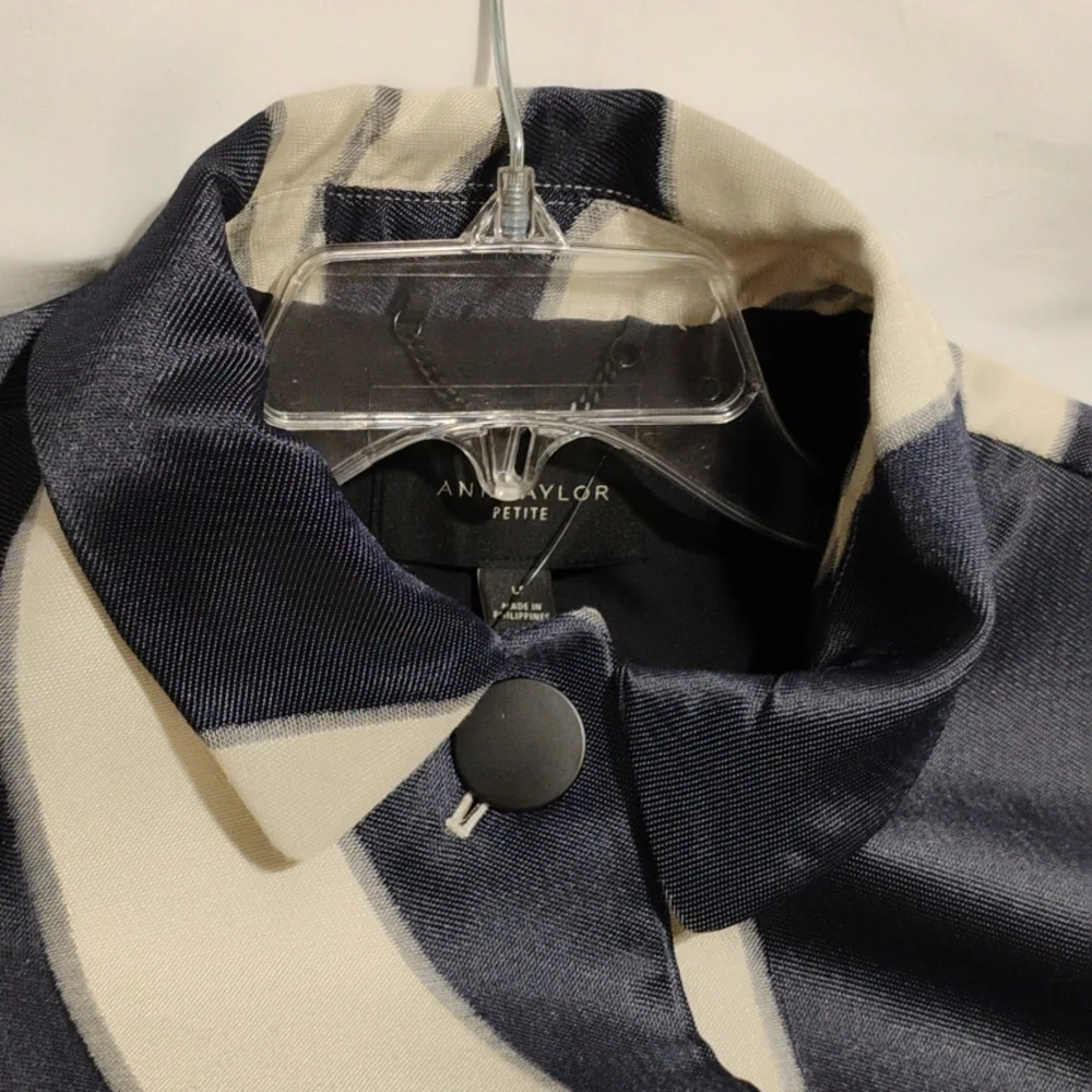 SALE! NWT Ann Taylor Petite Classy Multicolor Long Silky Soft Jacket (X-54) - Picture 11 of 14